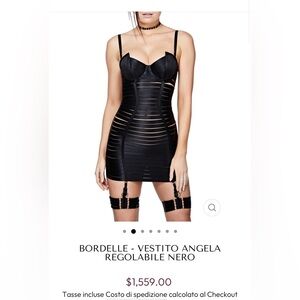 Bordelle Black Strappy Dress
